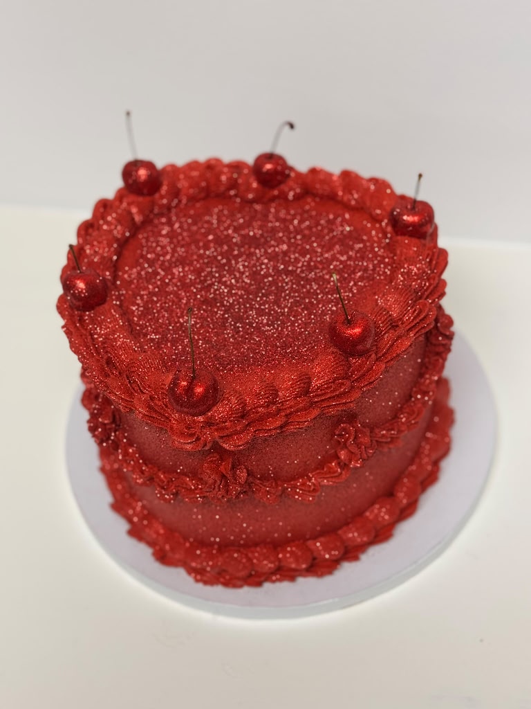 Vintage Heart Cake