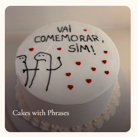 Cake with Phrases
