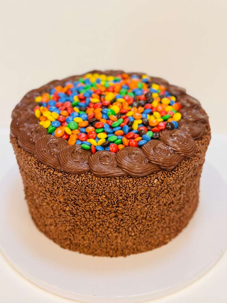 Chocolatudo Cake with M&Ms