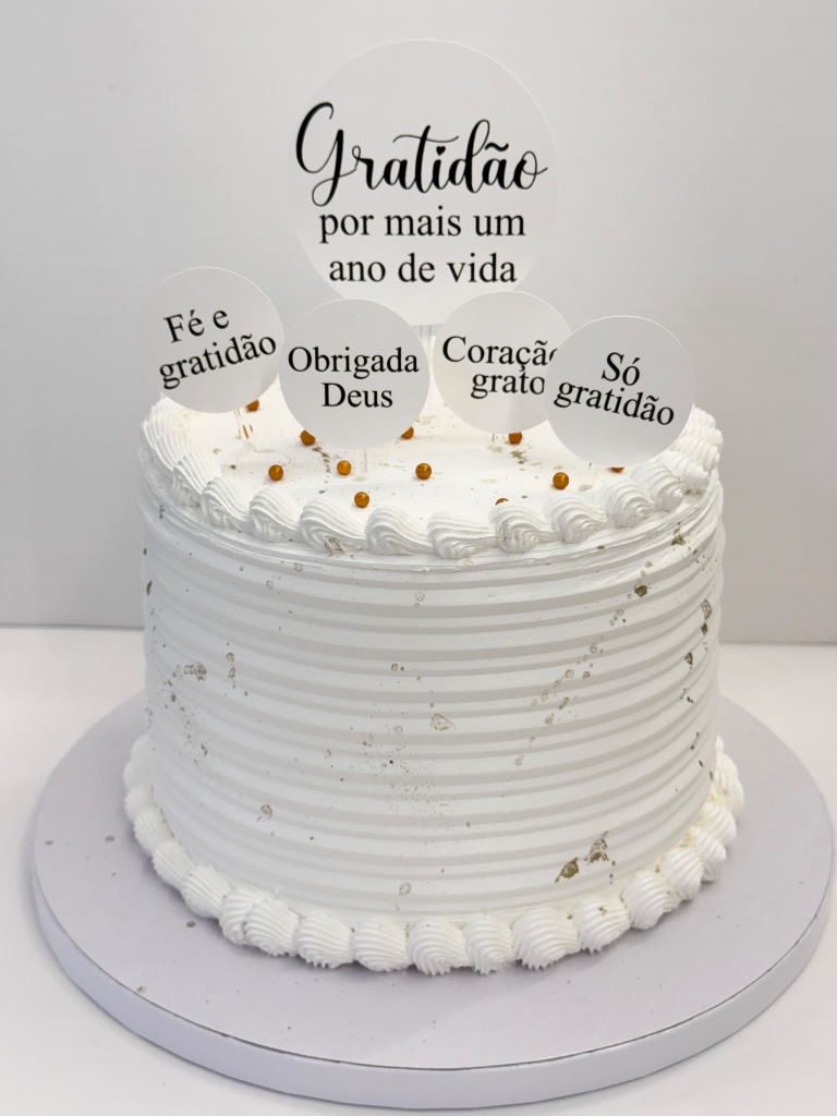 Decorated Round Cake